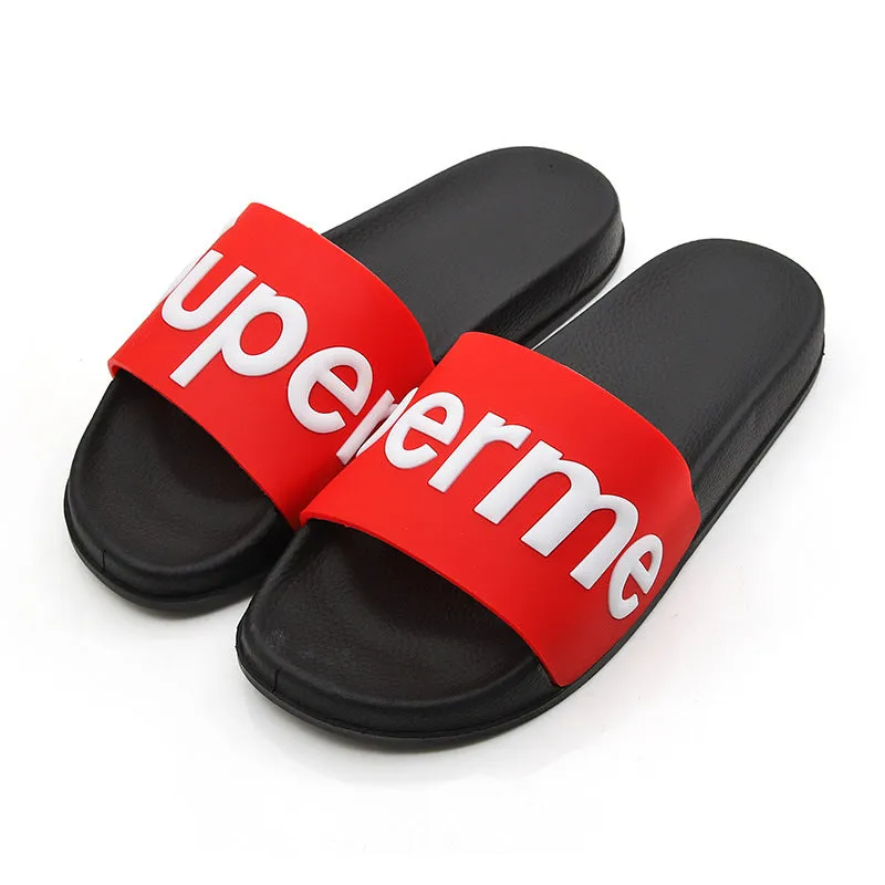 2018 New Summer Bathroom Cool House Home Slippers Men Women Unisex Non-slip Indoor/Outdoor Flip Flops Shoes Fashion Slides