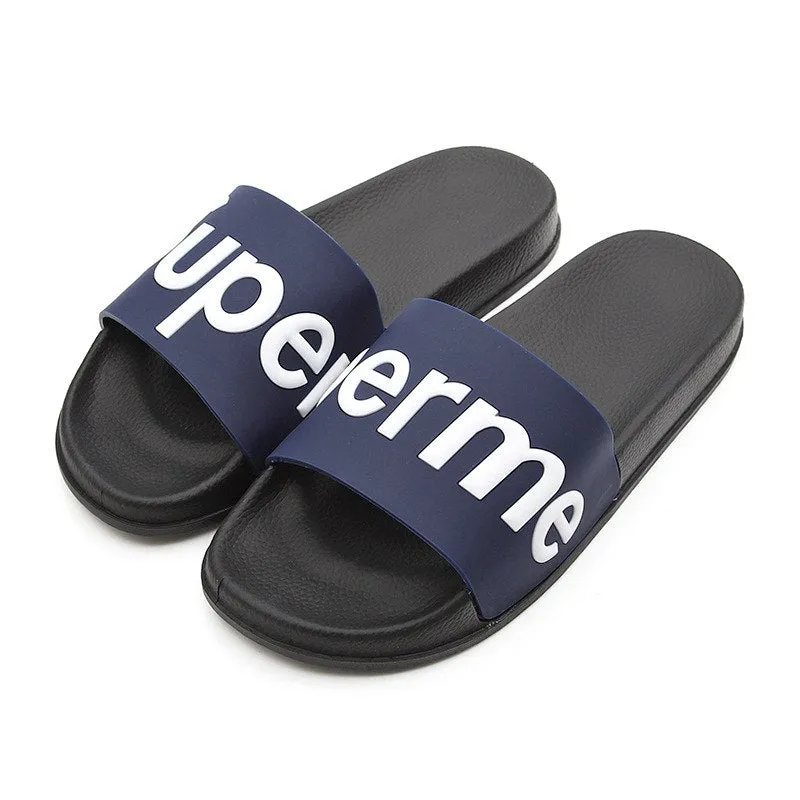 2018 New Summer Bathroom Cool House Home Slippers Men Women Unisex Non-slip Indoor/Outdoor Flip Flops Shoes Fashion Slides