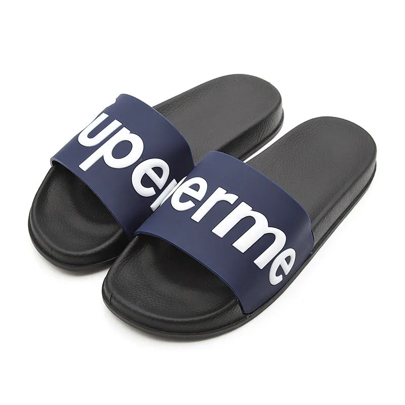2018 New Summer Bathroom Cool House Home Slippers Men Women Unisex Non-slip Indoor/Outdoor Flip Flops Shoes Fashion Slides