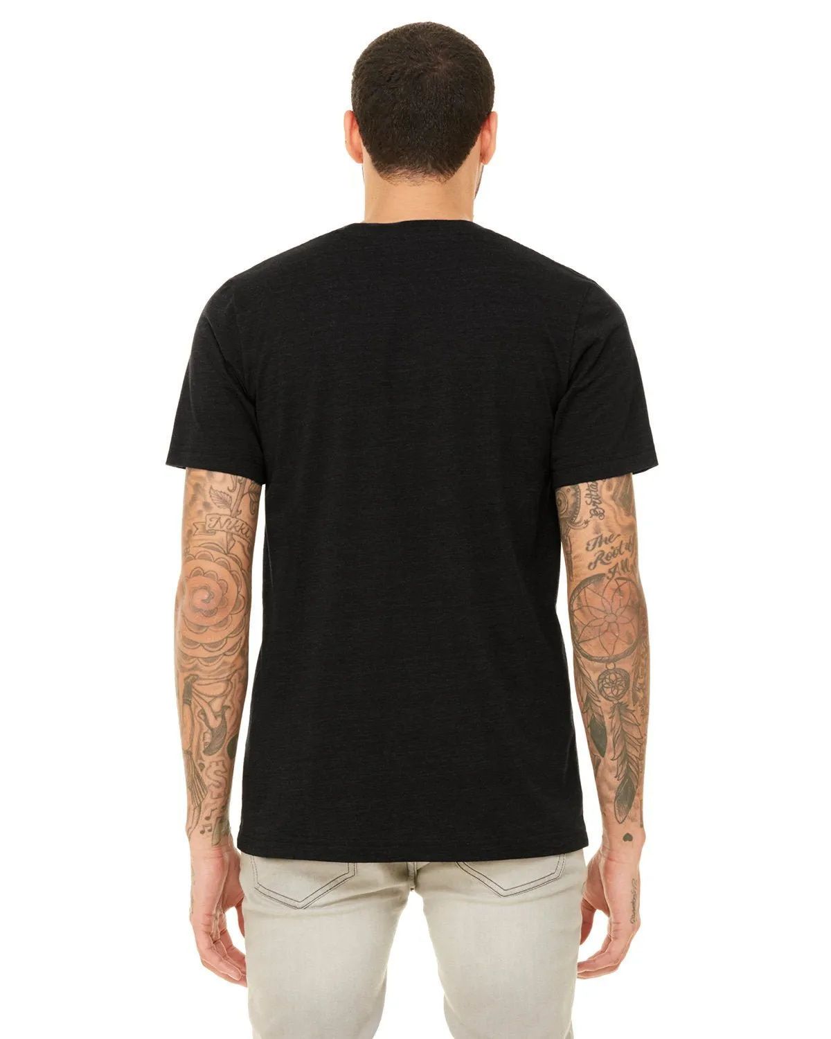 3001CVC-Bella   Canvas-BLACK HEATHER