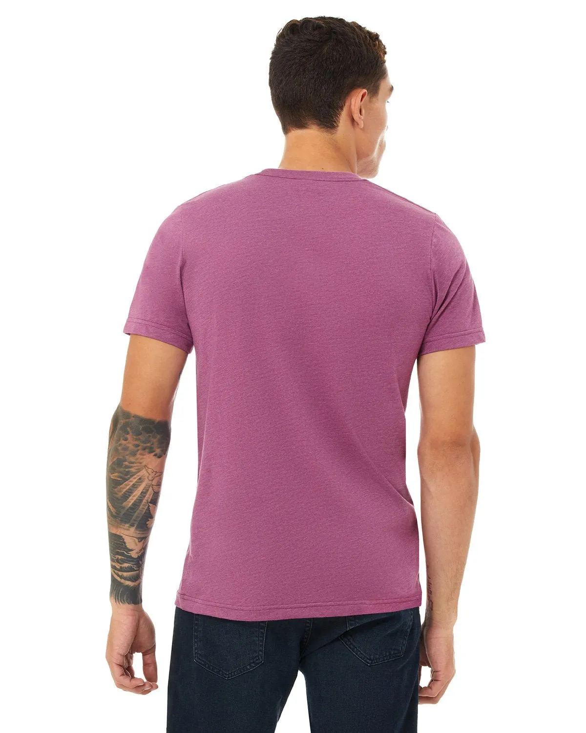 3001CVC-Bella   Canvas-HEATHER MAGENTA
