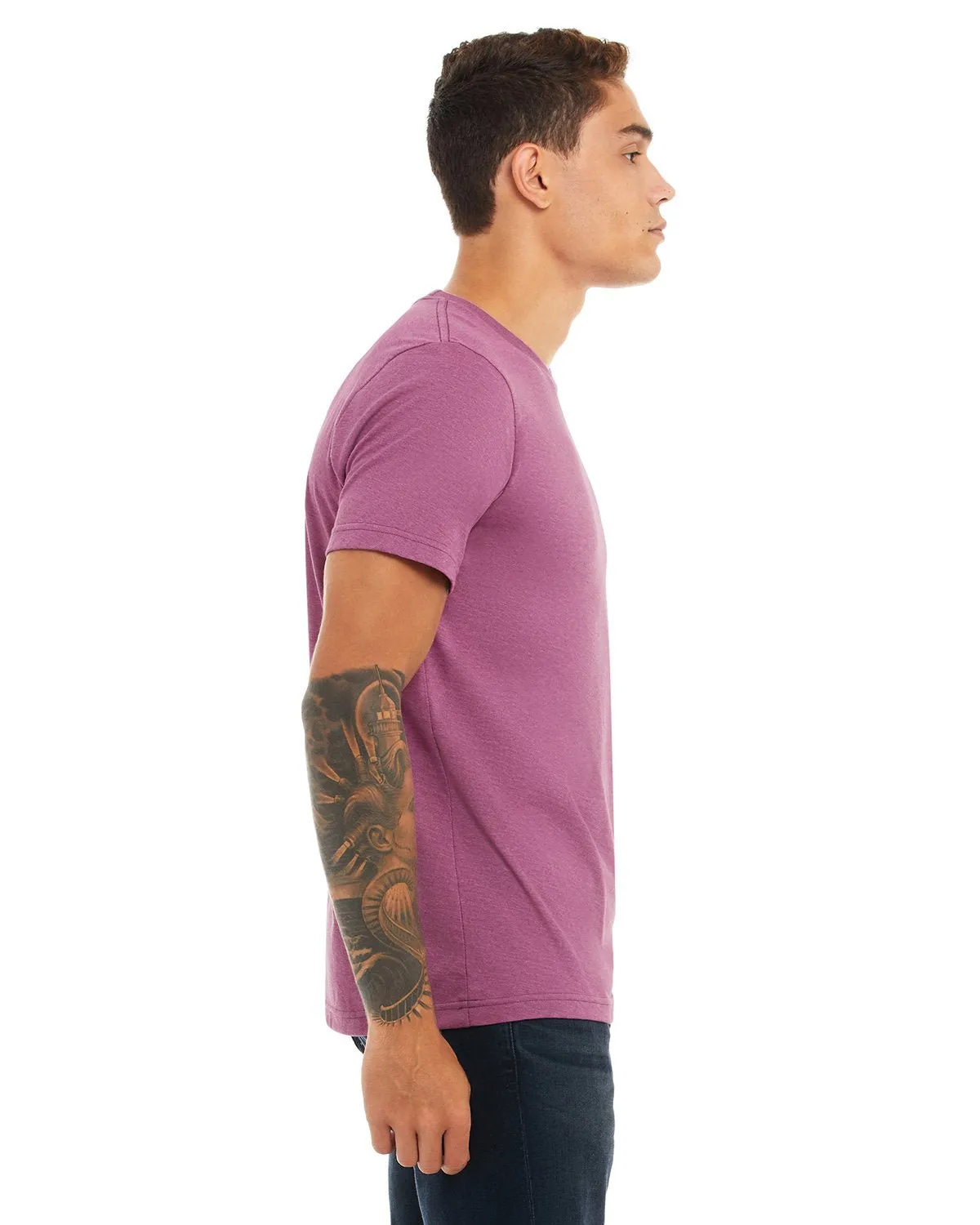 3001CVC-Bella   Canvas-HEATHER MAGENTA