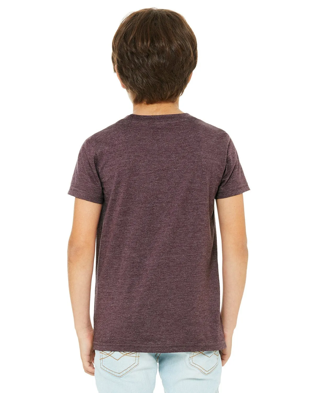 3001YCV-Bella   Canvas-HEATHER MAROON