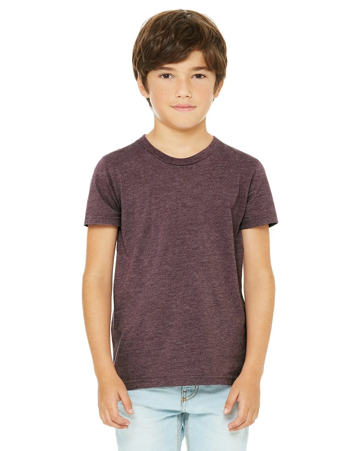 3001YCV-Bella   Canvas-HEATHER MAROON