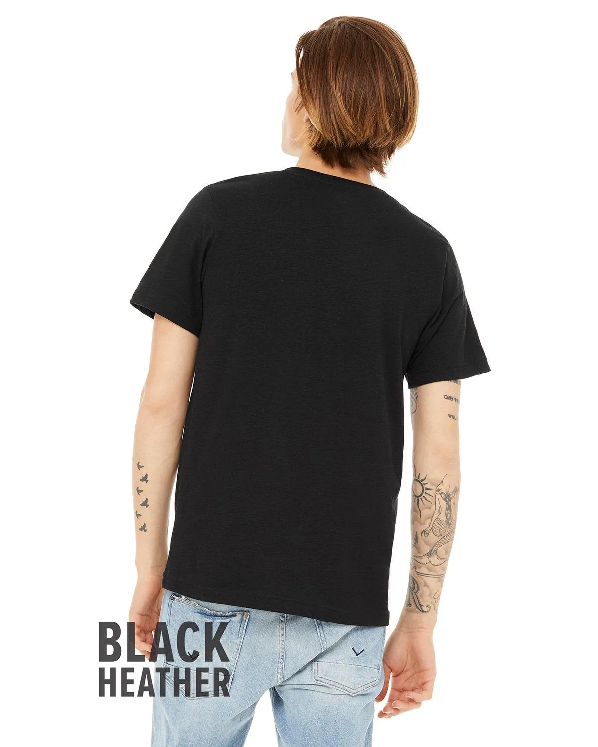 3005CVC-Bella   Canvas-BLACK HEATHER