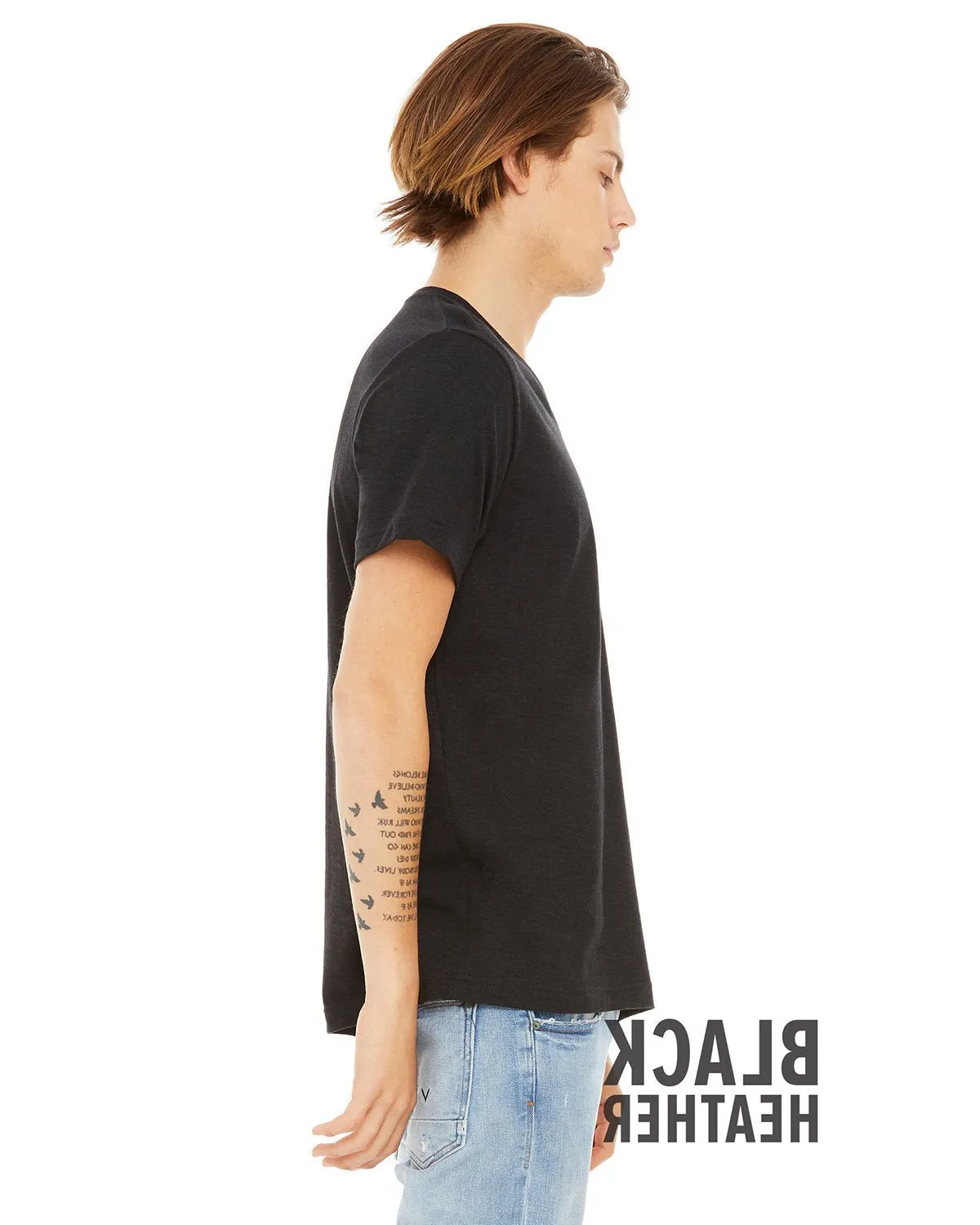3005CVC-Bella   Canvas-BLACK HEATHER