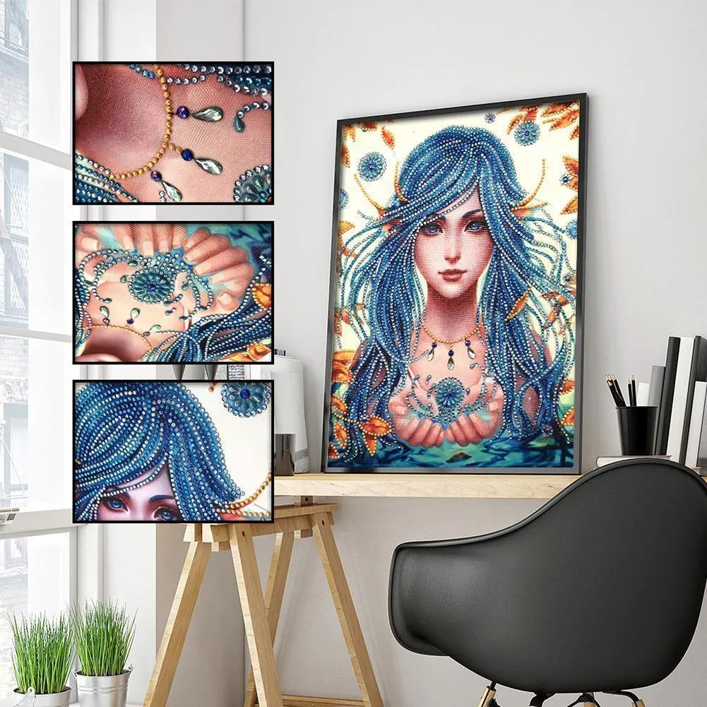 Beauty 5D DIY Special-shaped Diamond Painting