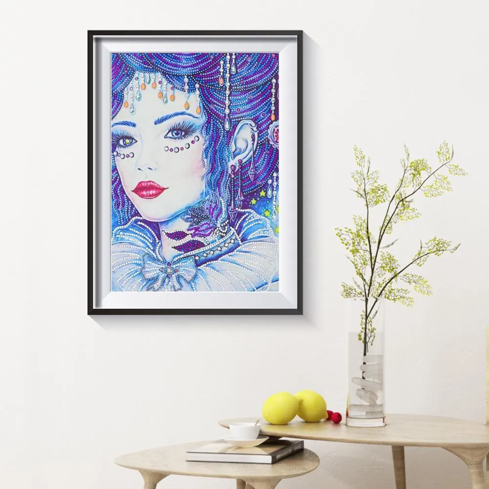 Beauty 5D DIY Special Shaped Diamond Painting