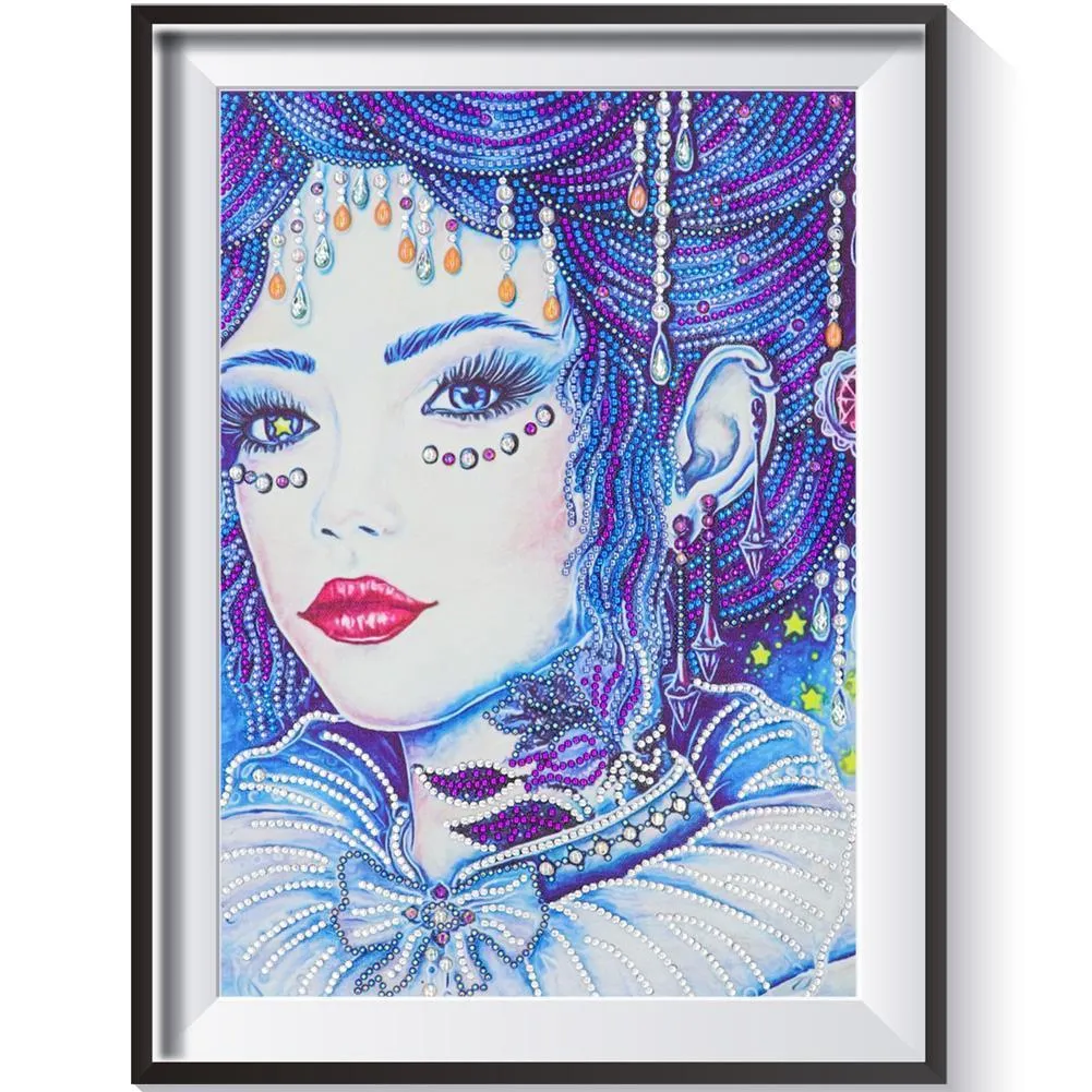 Beauty 5D DIY Special Shaped Diamond Painting