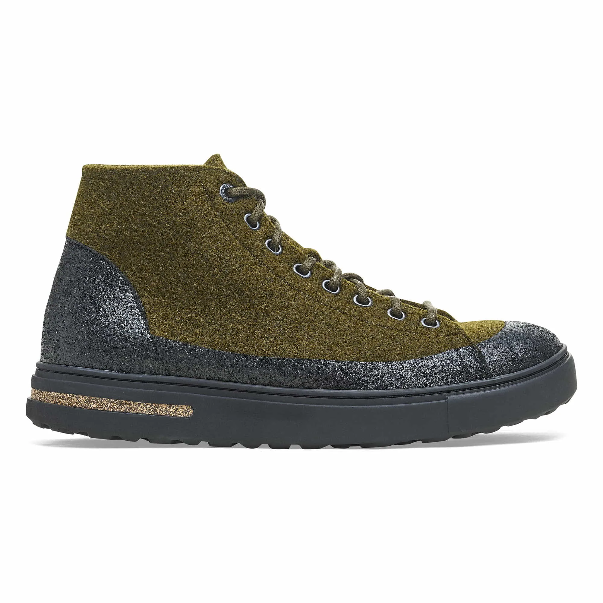 Bend Mid Dip Natural leather textile felt