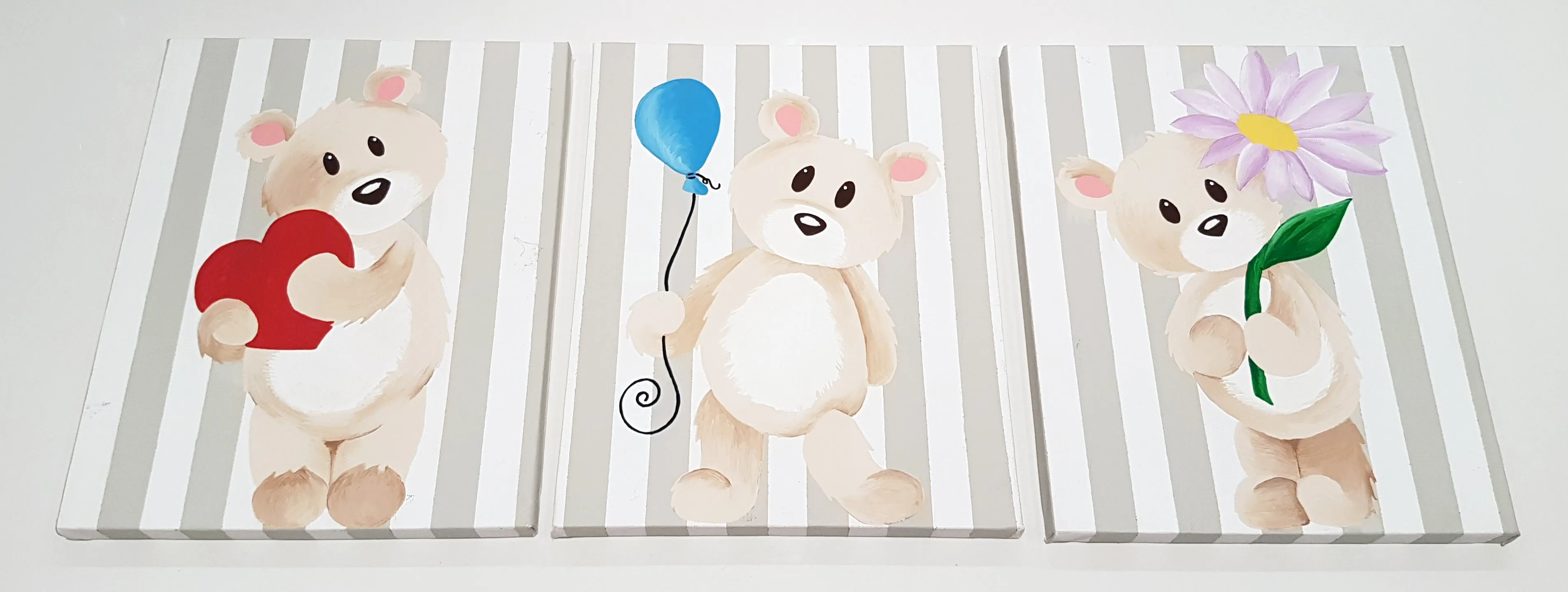 Colourful Bear Canvas Prints