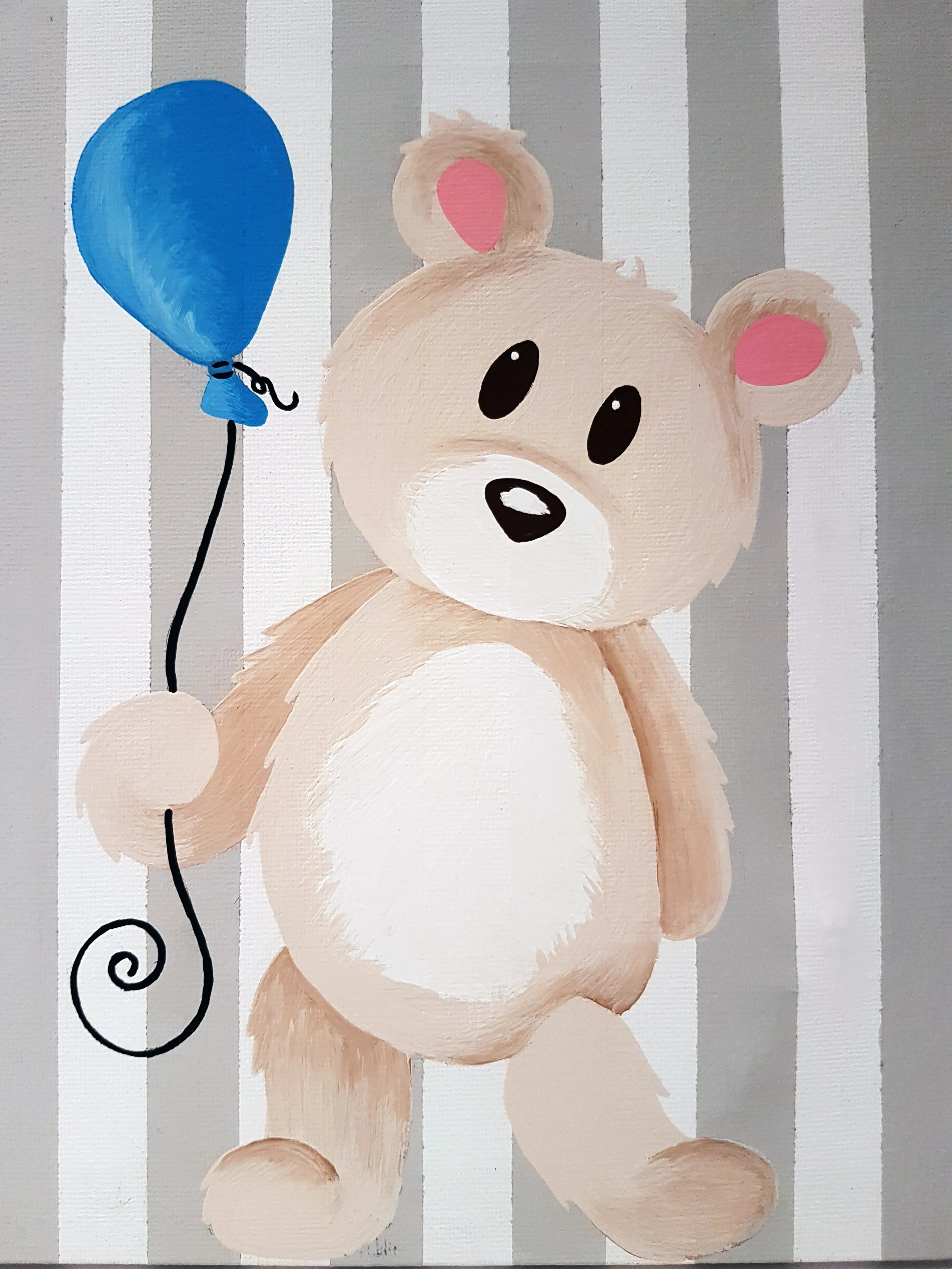 Colourful Bear Canvas Prints