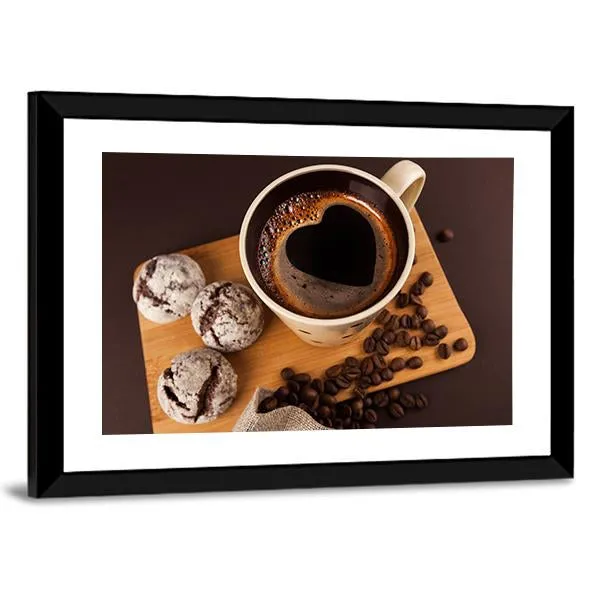 Cup Of Coffee Canvas Wall Art