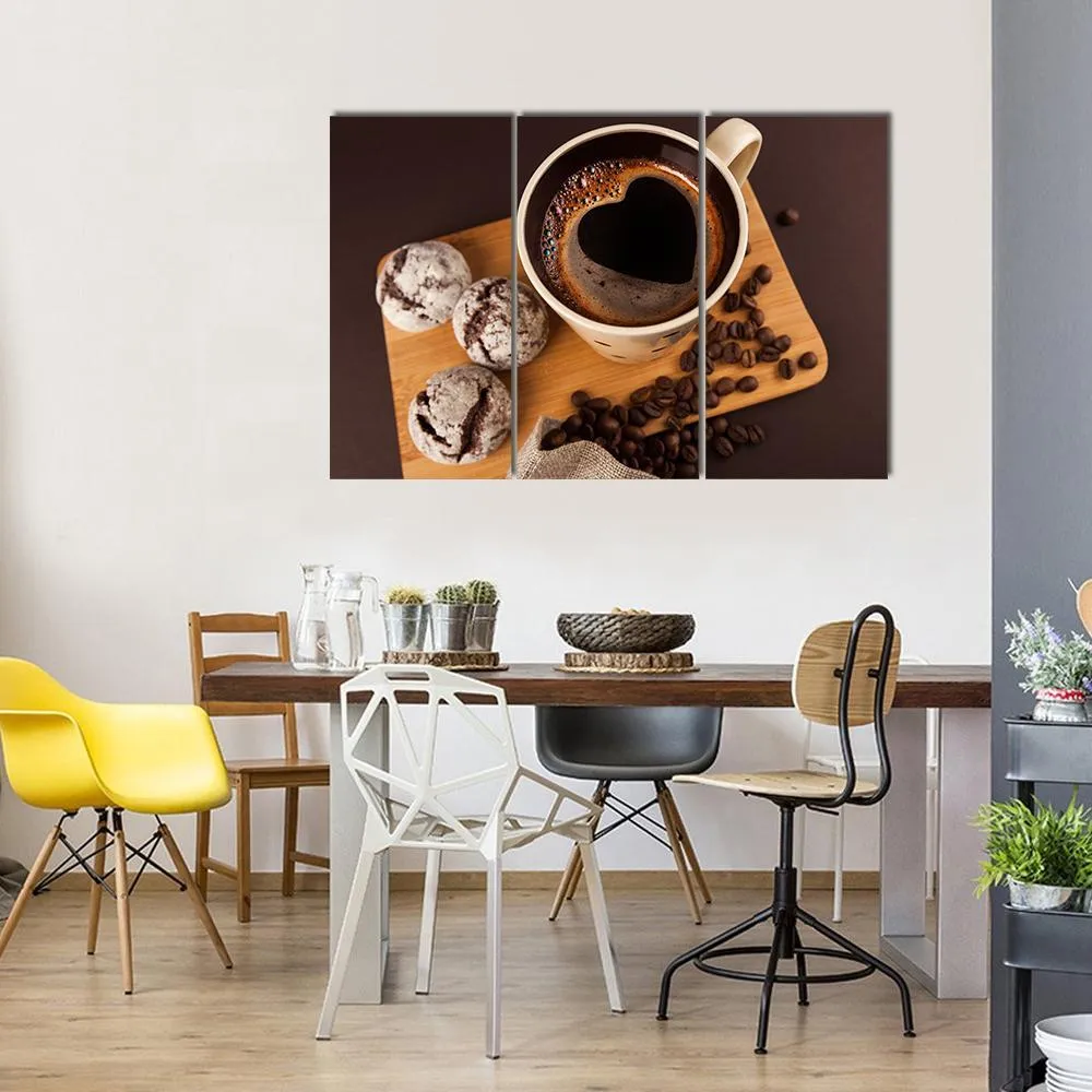 Cup Of Coffee Canvas Wall Art
