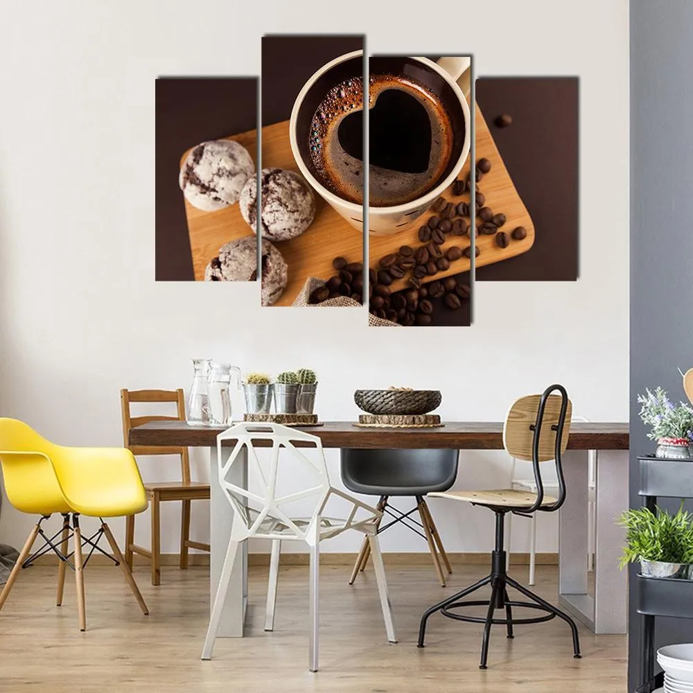 Cup Of Coffee Canvas Wall Art