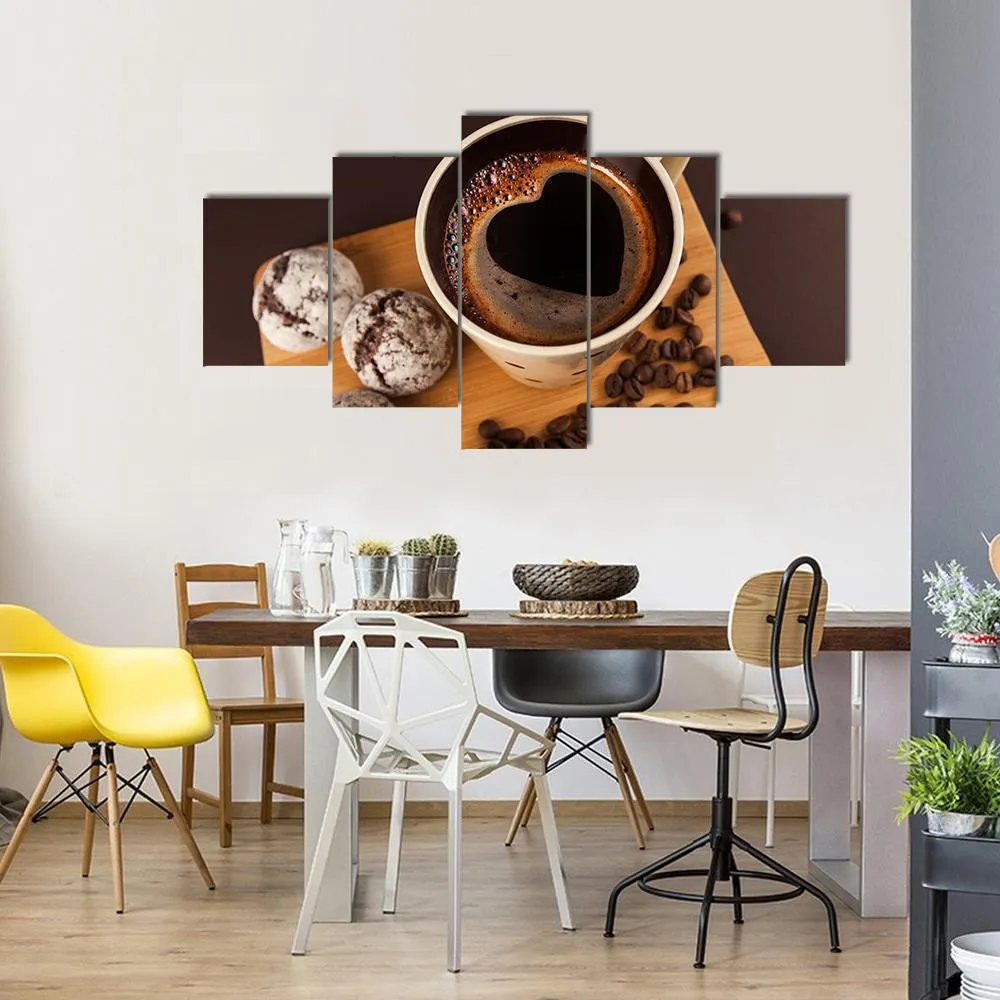 Cup Of Coffee Canvas Wall Art