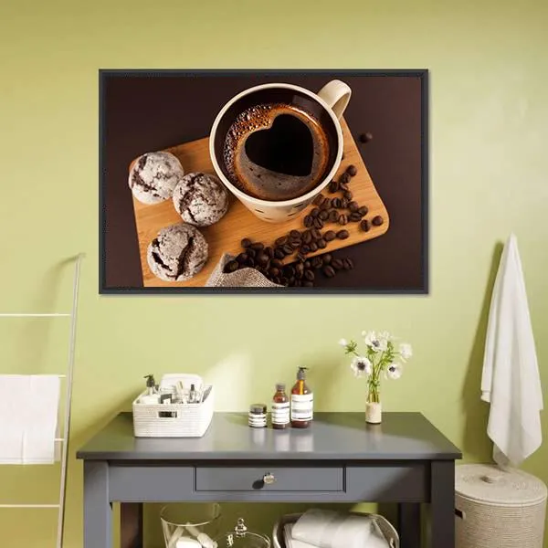 Cup Of Coffee Canvas Wall Art