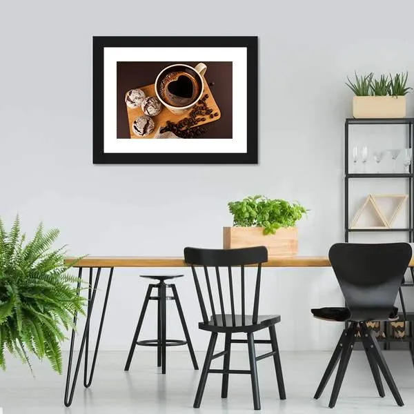 Cup Of Coffee Canvas Wall Art