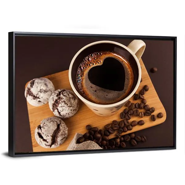 Cup Of Coffee Canvas Wall Art