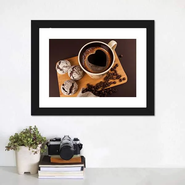 Cup Of Coffee Canvas Wall Art