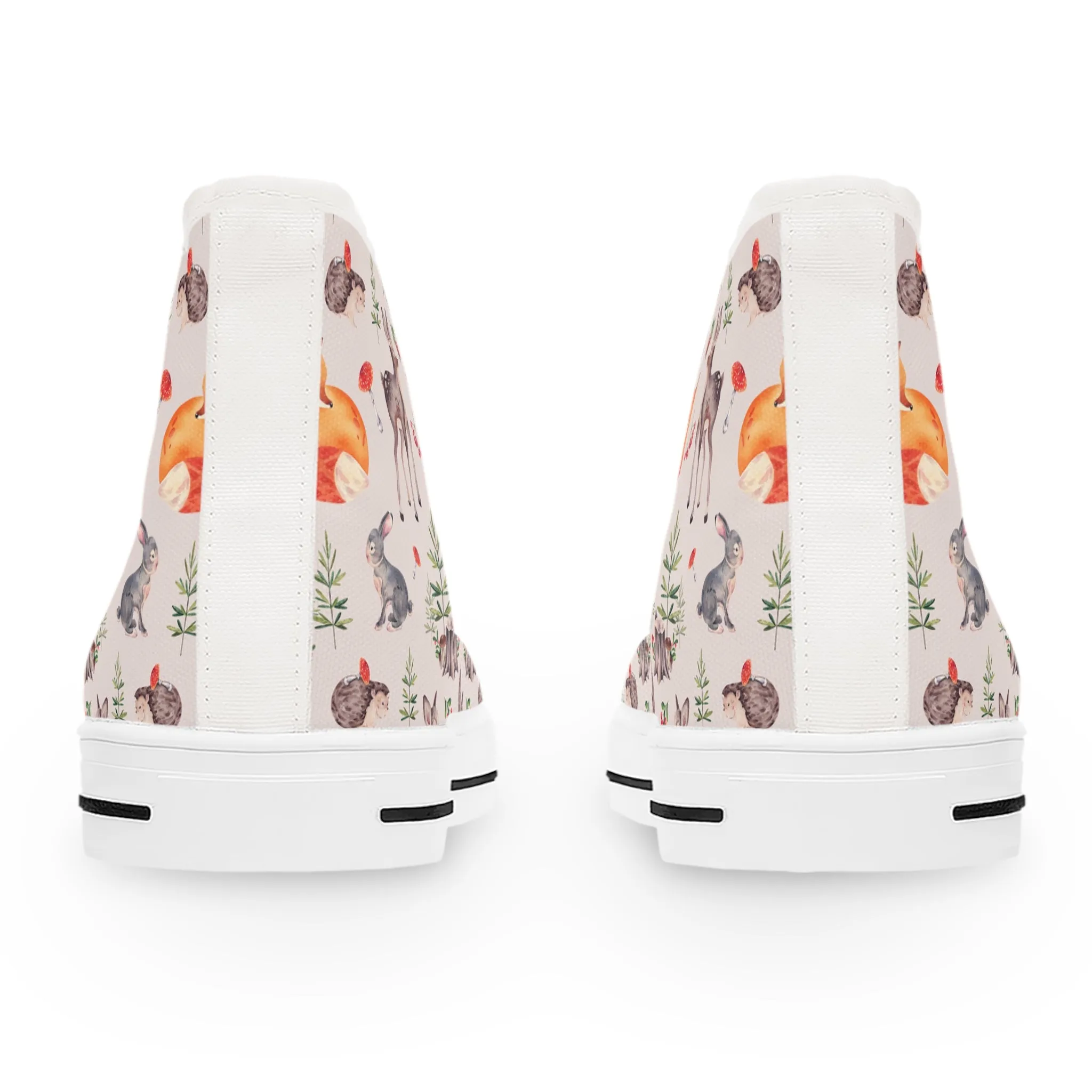 Forest Animals Women's High Top Sneakers
