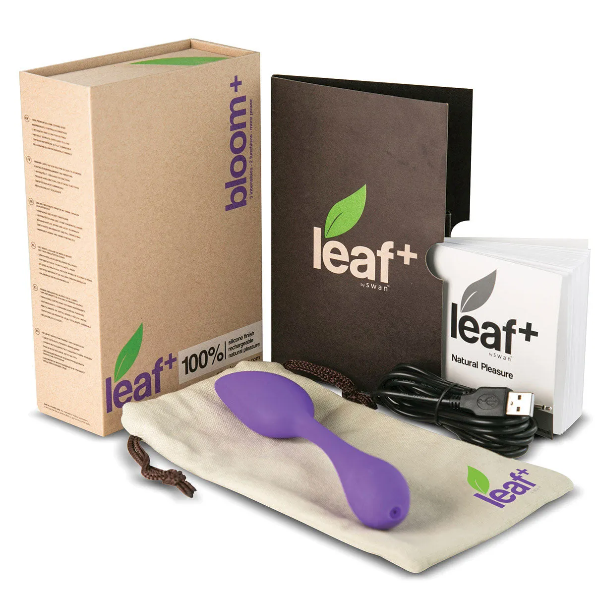 Leaf Bloom  Vibrator Purple