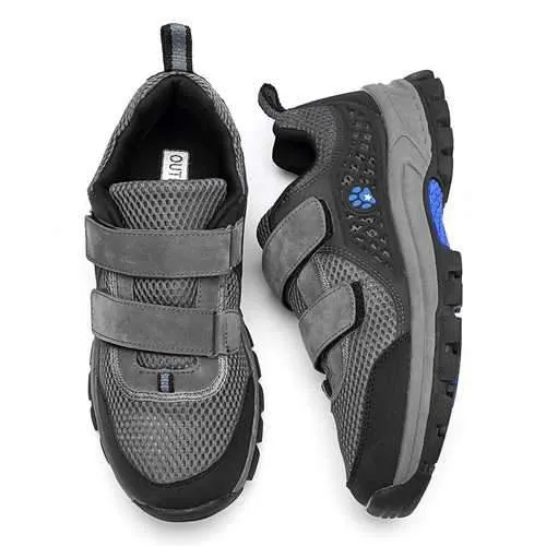 Men Breathable Mesh Hook Loop Outdoor Athletic Shoes