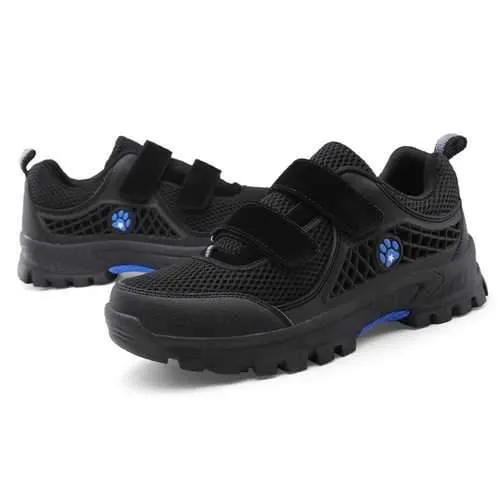 Men Breathable Mesh Hook Loop Outdoor Athletic Shoes