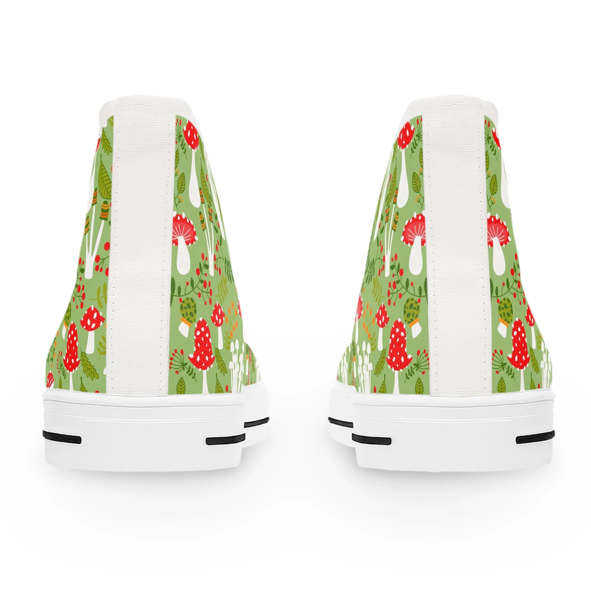 Mushrooms Women's High Top Sneakers