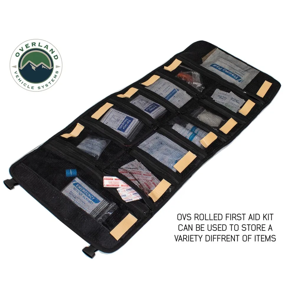 Overland Vehicle Systems - Rolled Bag First Aid #16 Waxed Canvas