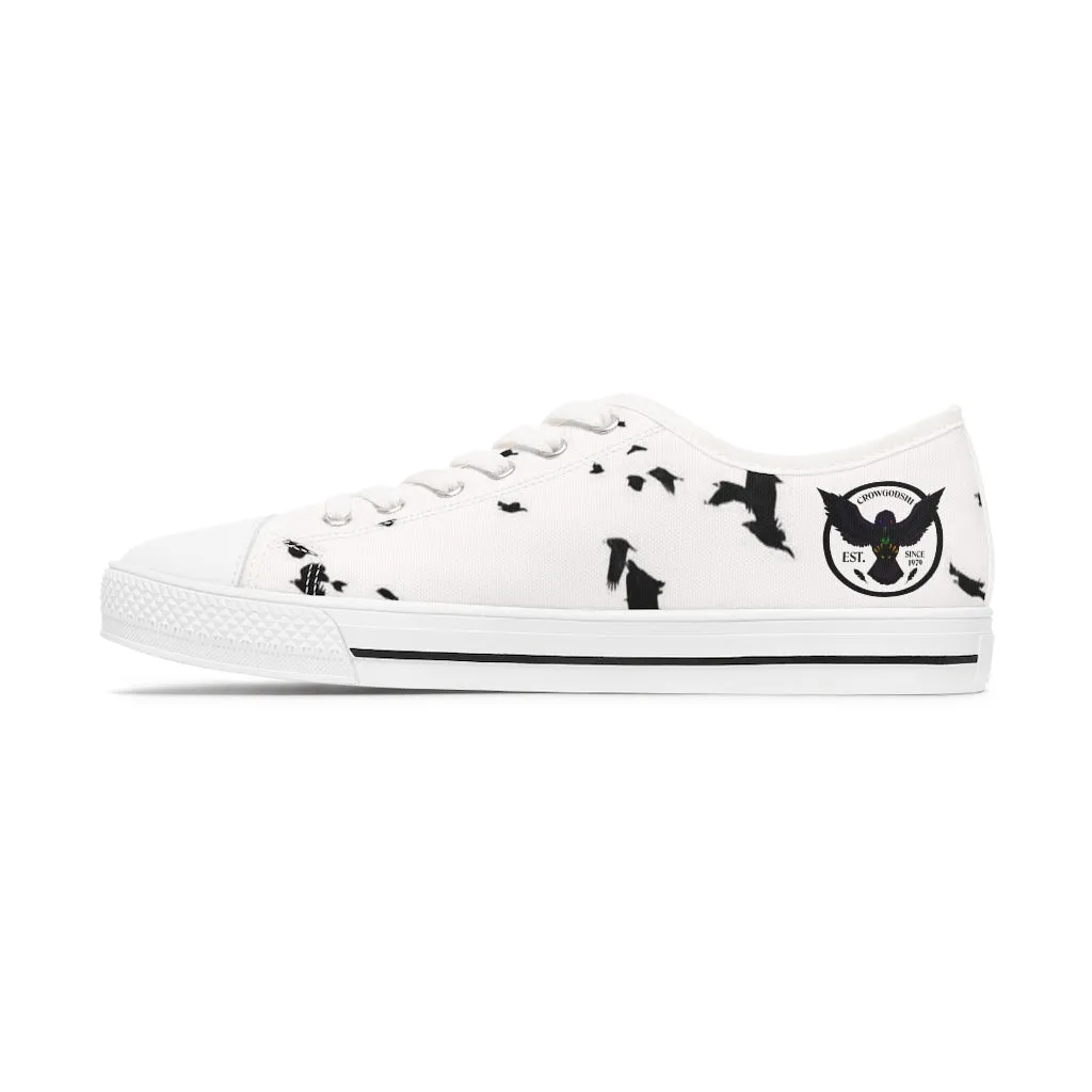 Women's Crowgodshi Flock of Crows Low Top Sneakers