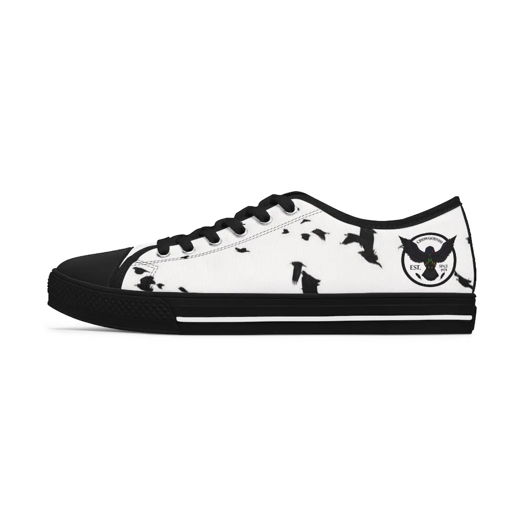 Women's Crowgodshi Flock of Crows Low Top Sneakers